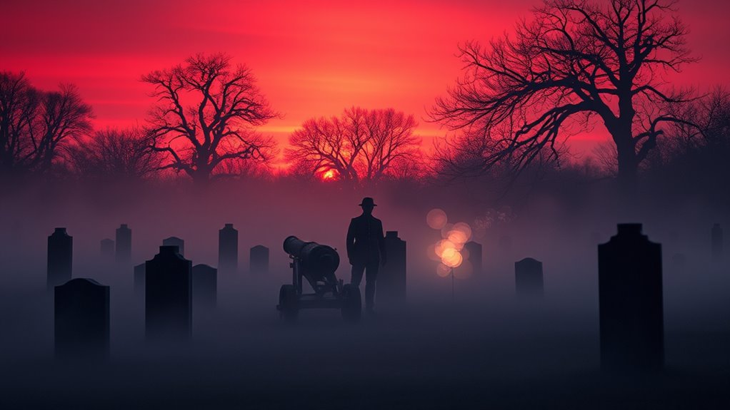ghostly apparitions haunt battlefields