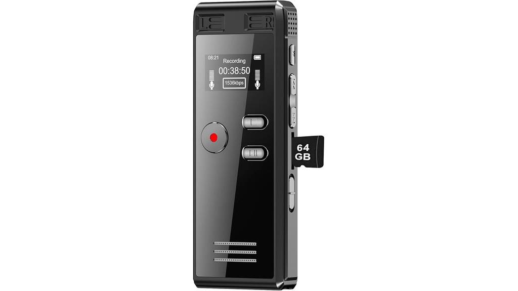 64gb voice recorder