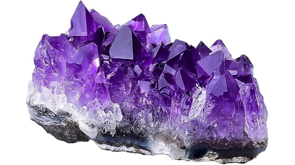 amethyst crystal healing cluster