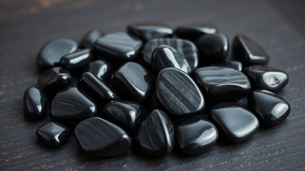 best black tourmaline picks