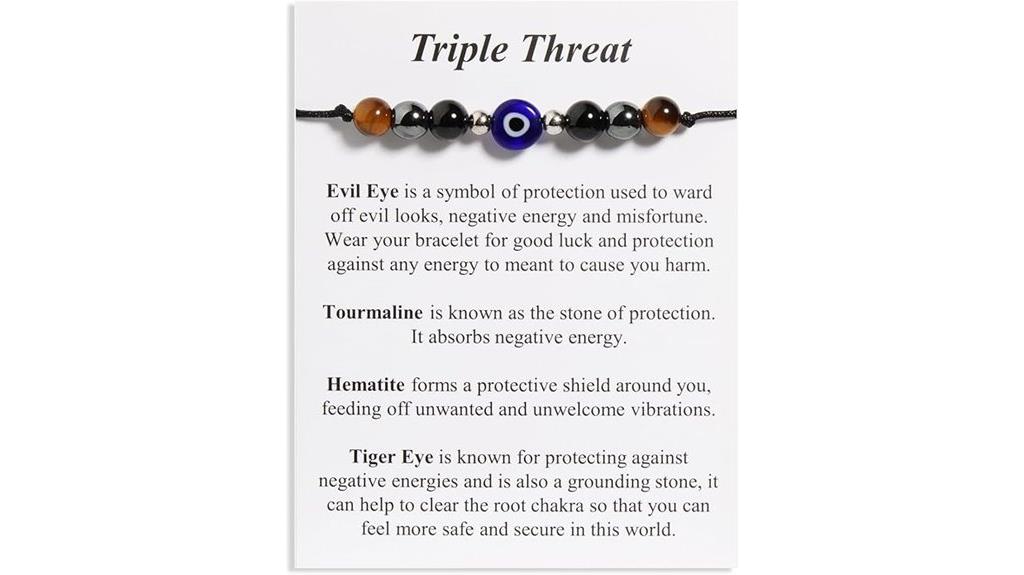 black tourmaline obsidian bracelets