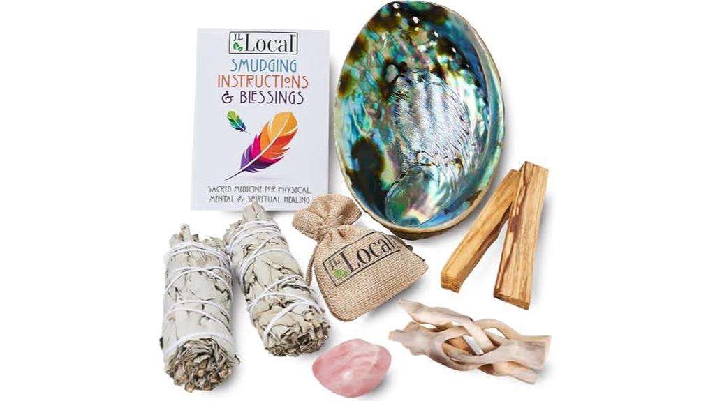 complete smudging kit set