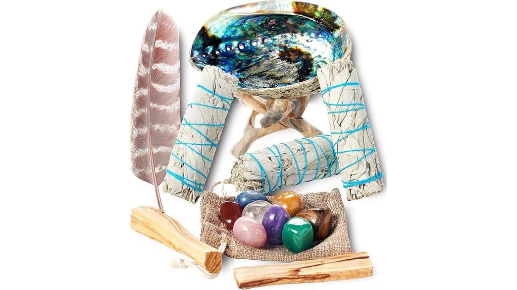 complete smudging kit set