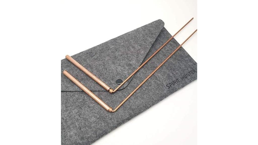 copper dowsing rods set