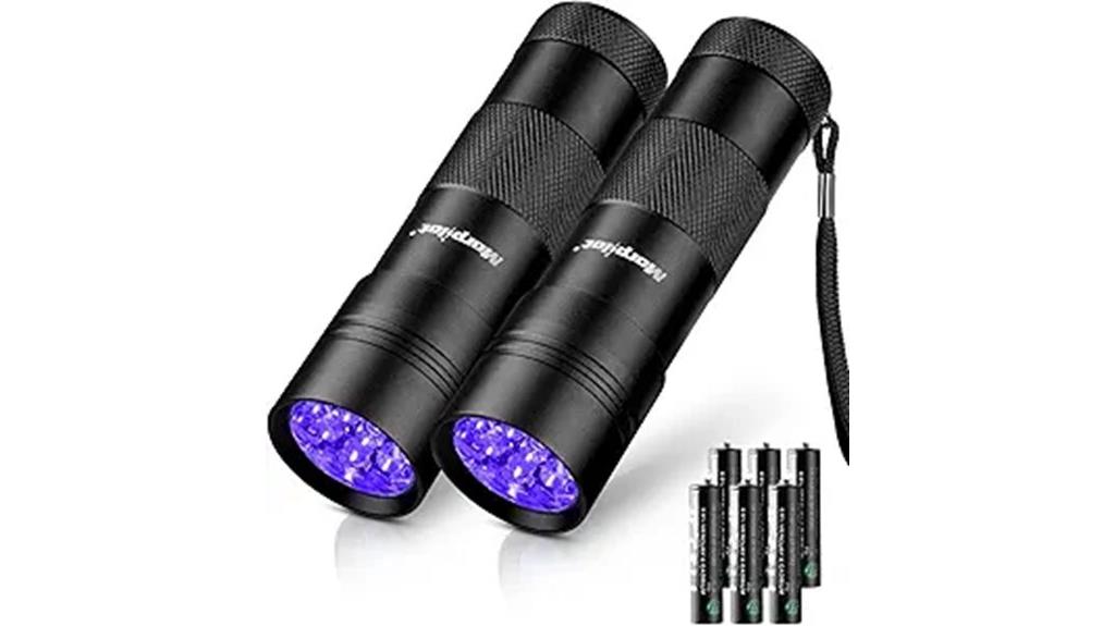 dual pack uv flashlights