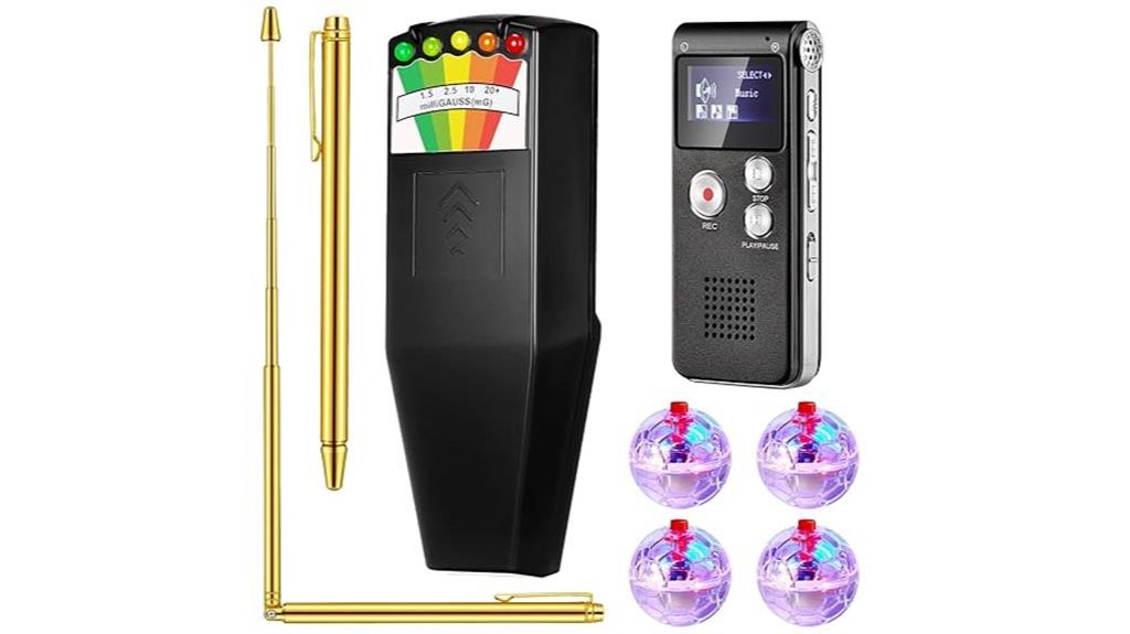 eight piece ghost hunting kit