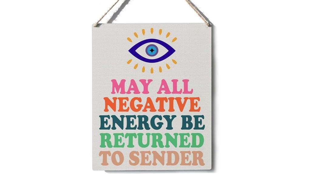evil eye sign decor