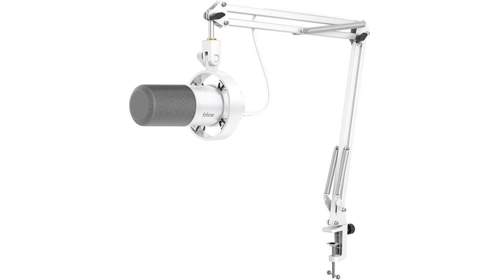 fifine microphone with boom