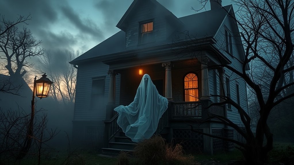 ghosts haunt old houses