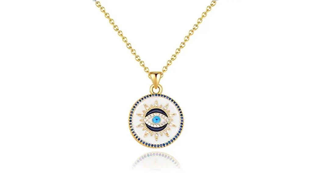 handmade evil eye necklace