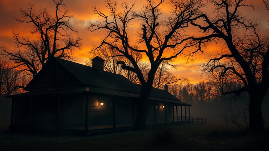 haunted farmstead with spirits
