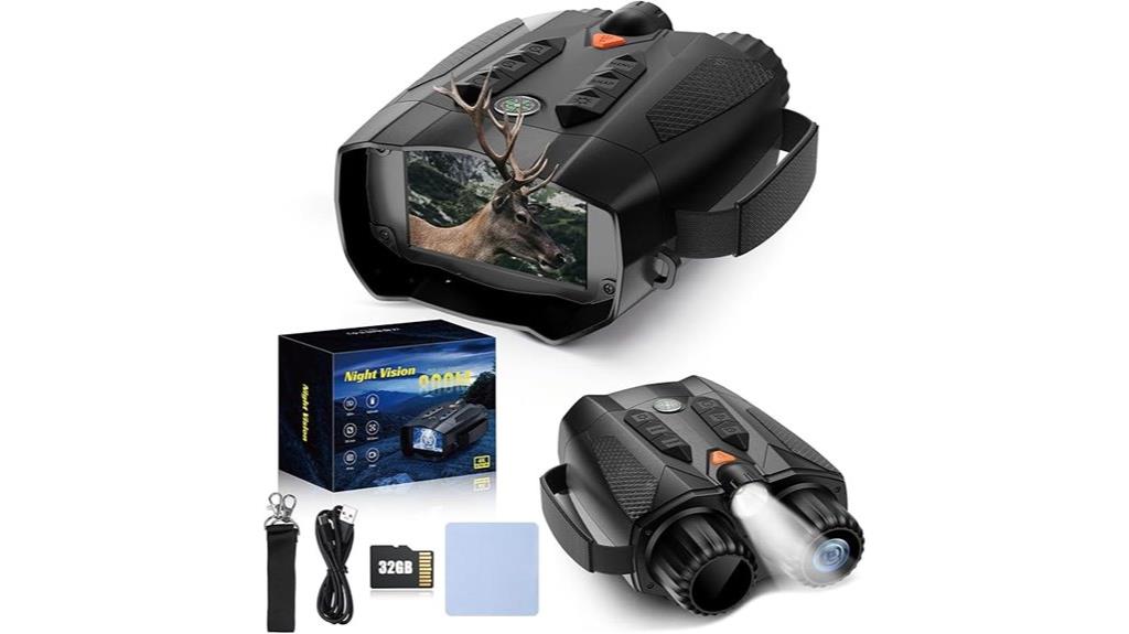 high capacity night vision binoculars