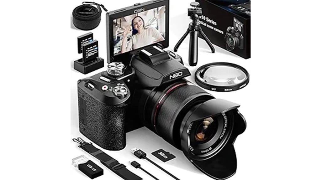 high resolution vlogging camera