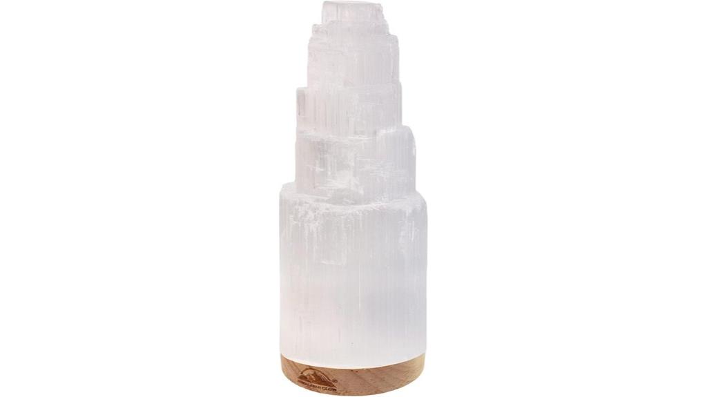 himalayan glow selenite lamp