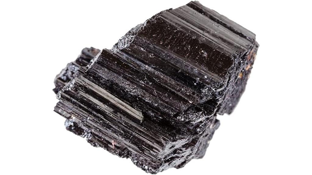 large raw black tourmaline