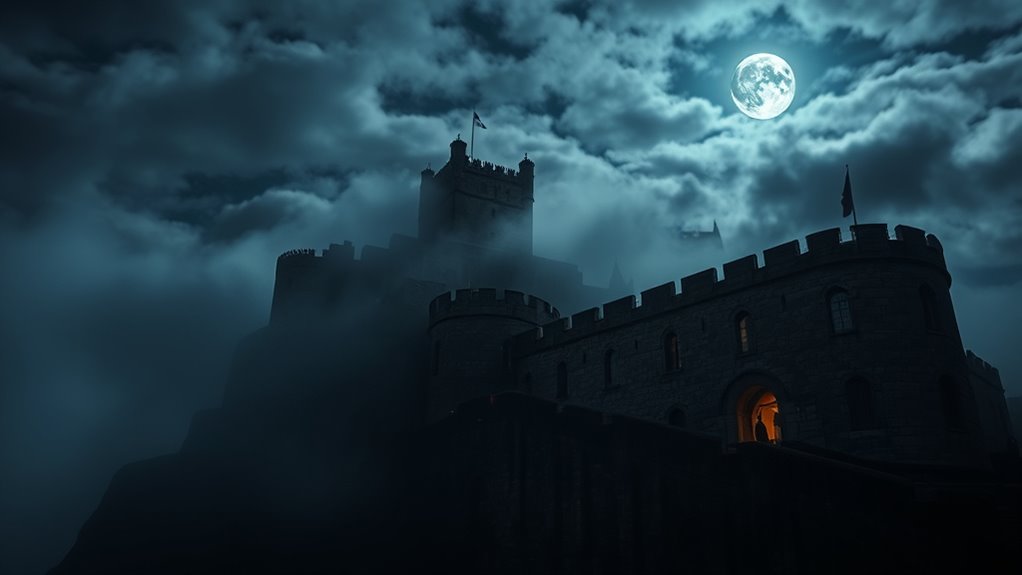 medieval fortress with legends