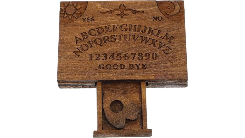 miniature wooden spirit board
