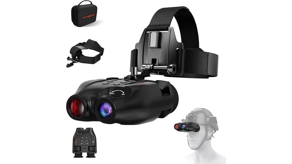 night vision goggles with storage