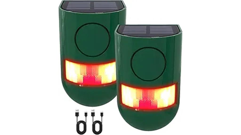 outdoor solar motion alarms
