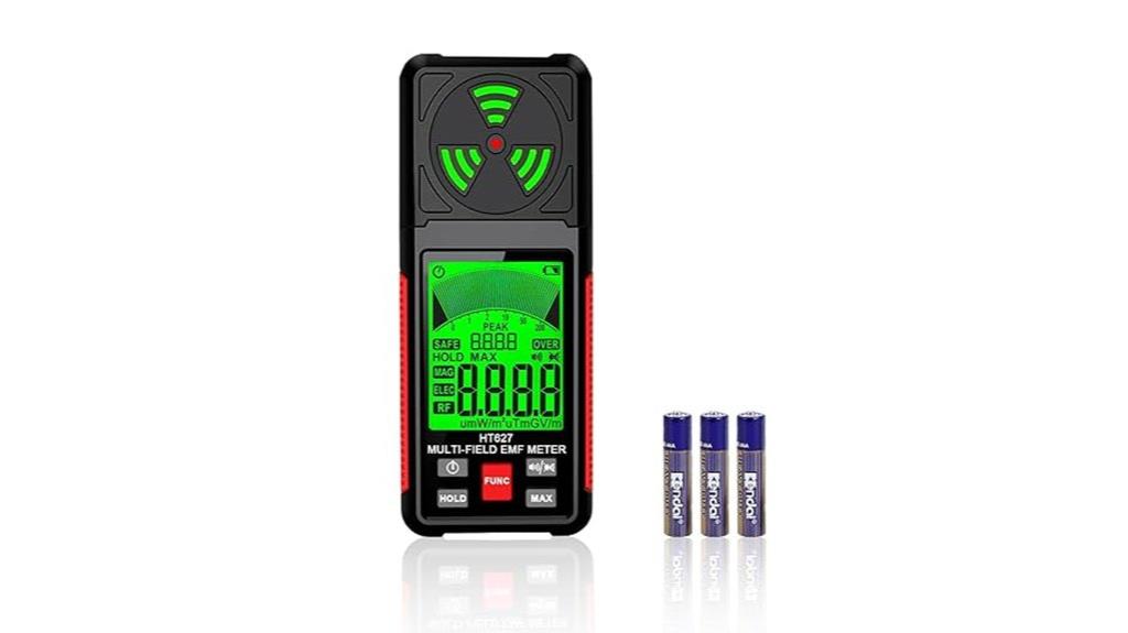 portable electromagnetic radiation detector