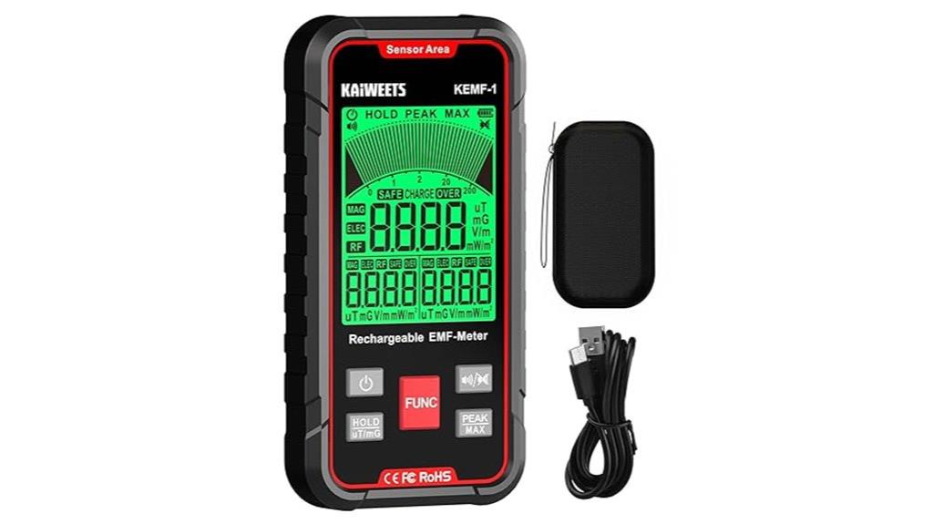 portable emf detection device