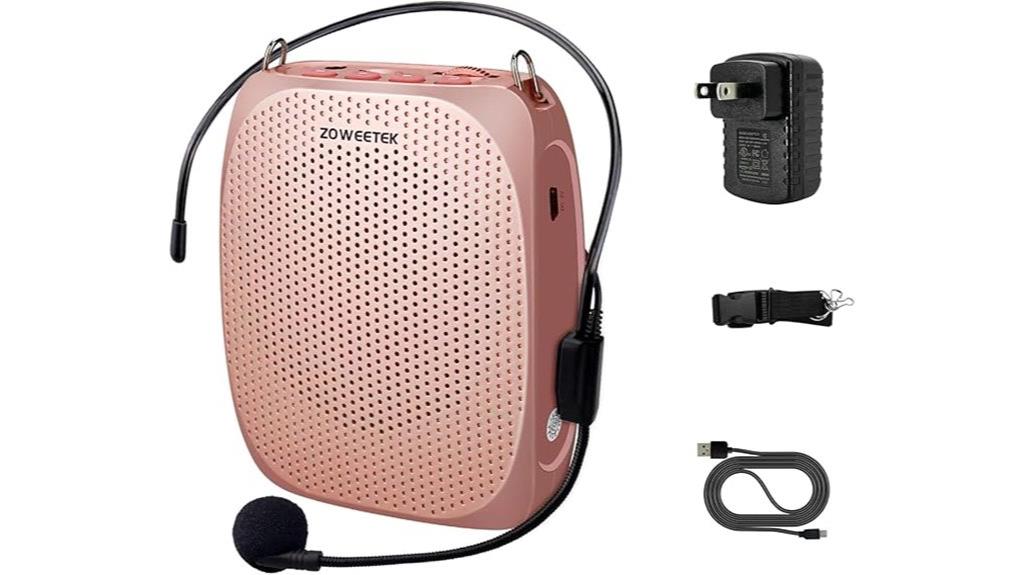 portable microphone headset system