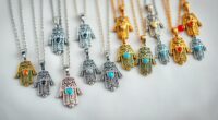 protective hamsa necklace collection