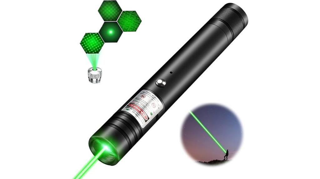 rechargeable green laser flashlight