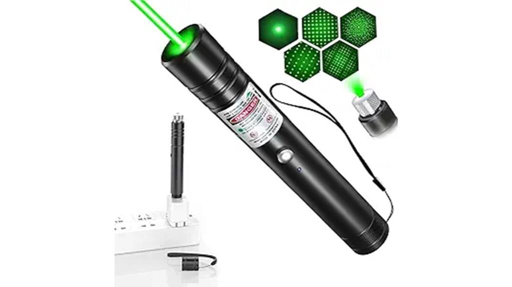 rechargeable green laser pointer