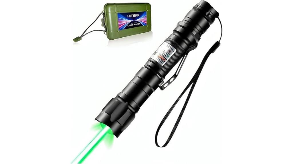 rechargeable green laser set