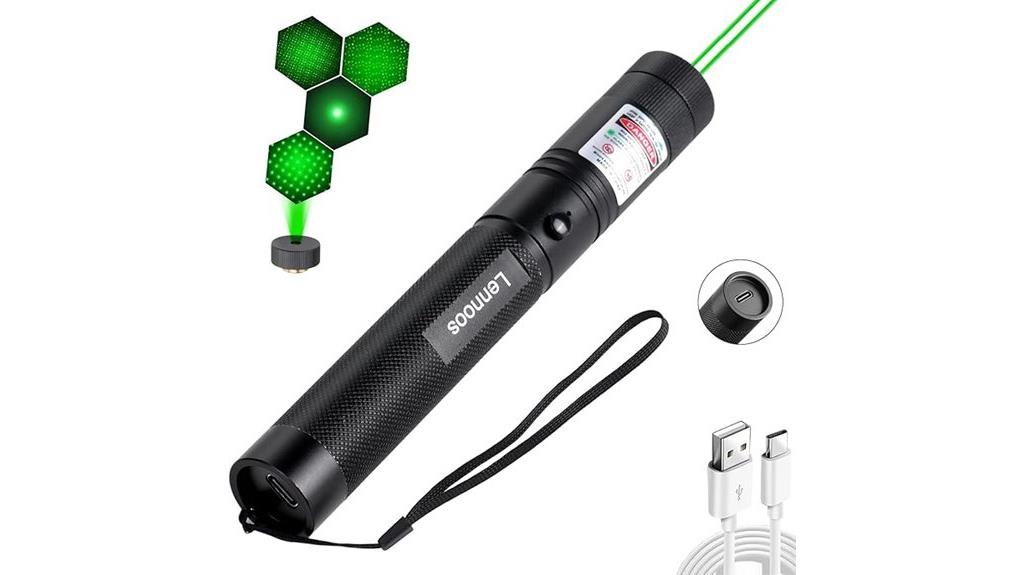 rechargeable usb c laser