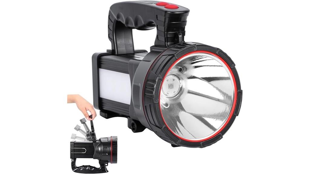 rechargeable waterproof led spotlight