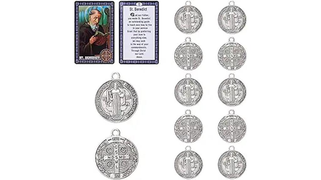saint benedict medal set