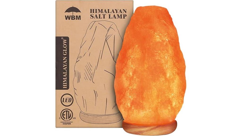 salt lamp with touch control