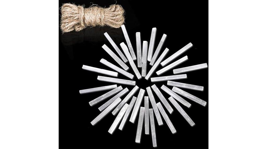 selenite crystal healing sticks
