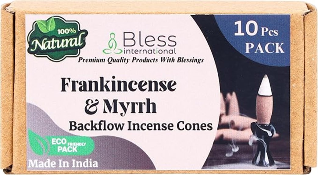 set of ten incense cones