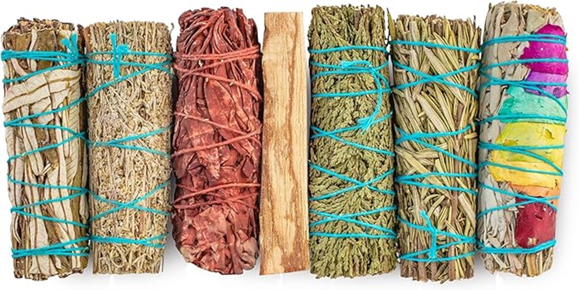 seven item sage smudging kit
