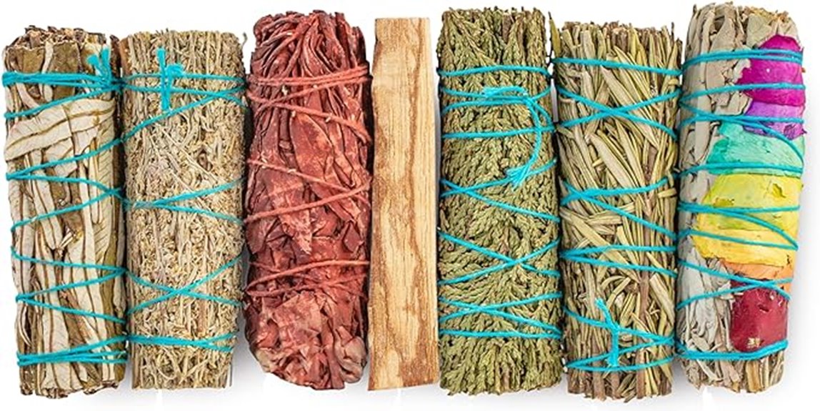 seven plant smudging kit