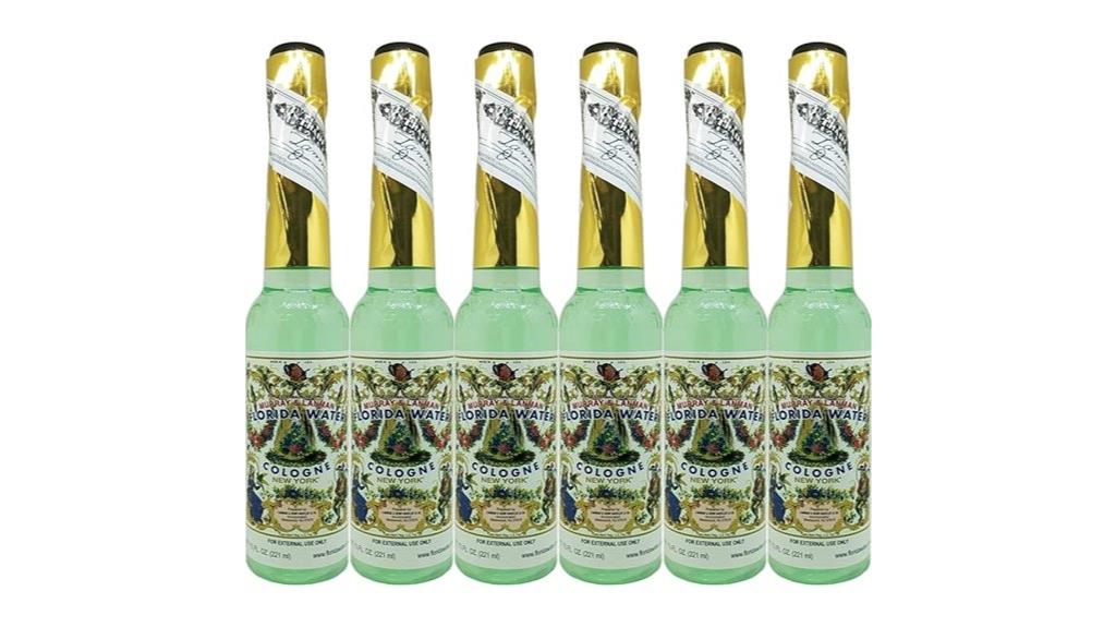 six bottles florida water