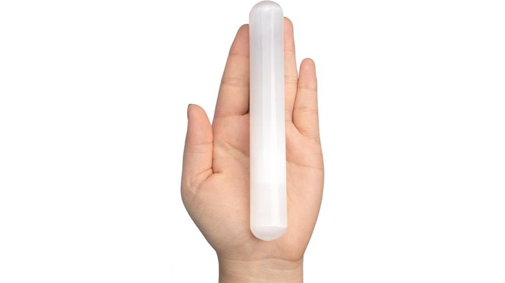 six inch selenite crystal wand