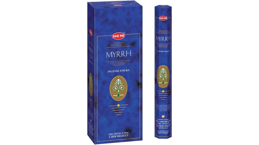 six pack of myrrh incense