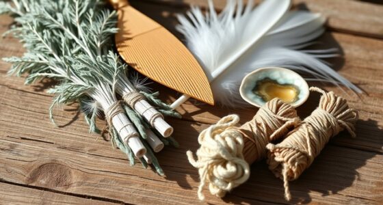 top white sage smudging kits