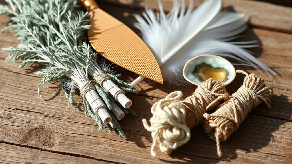 top white sage smudging kits