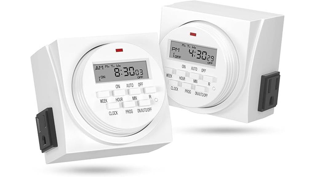 two pack digital timer