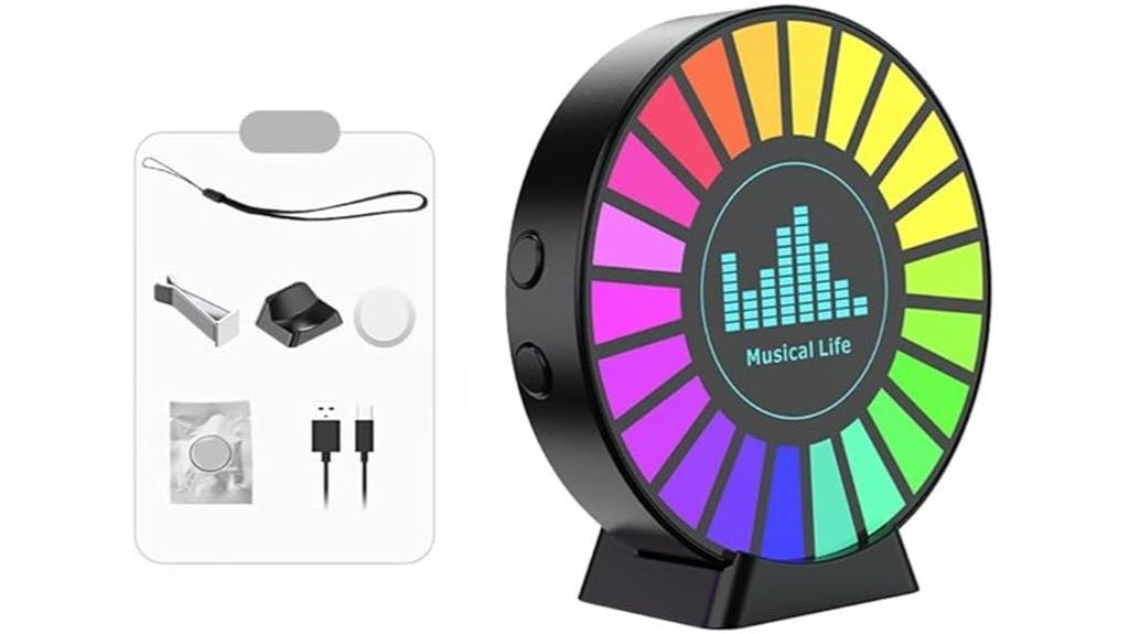 vibration sensor with lights