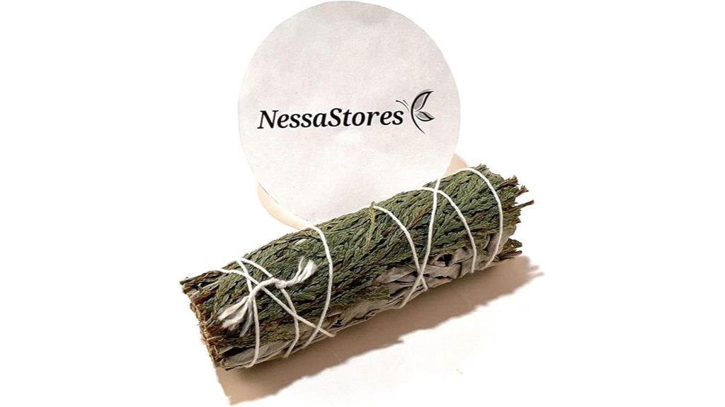 white sage cedar smudge