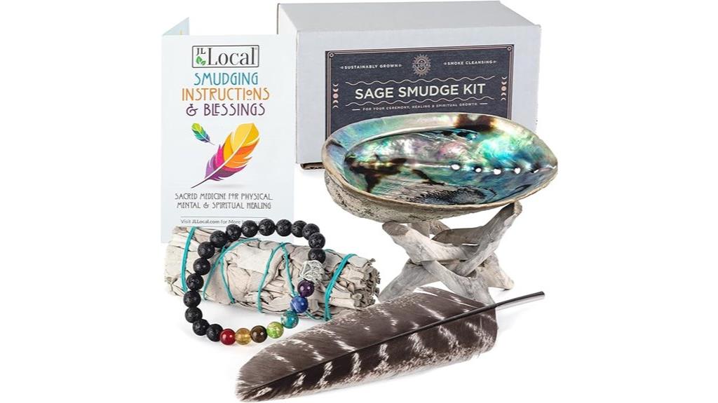 white sage smudging kit