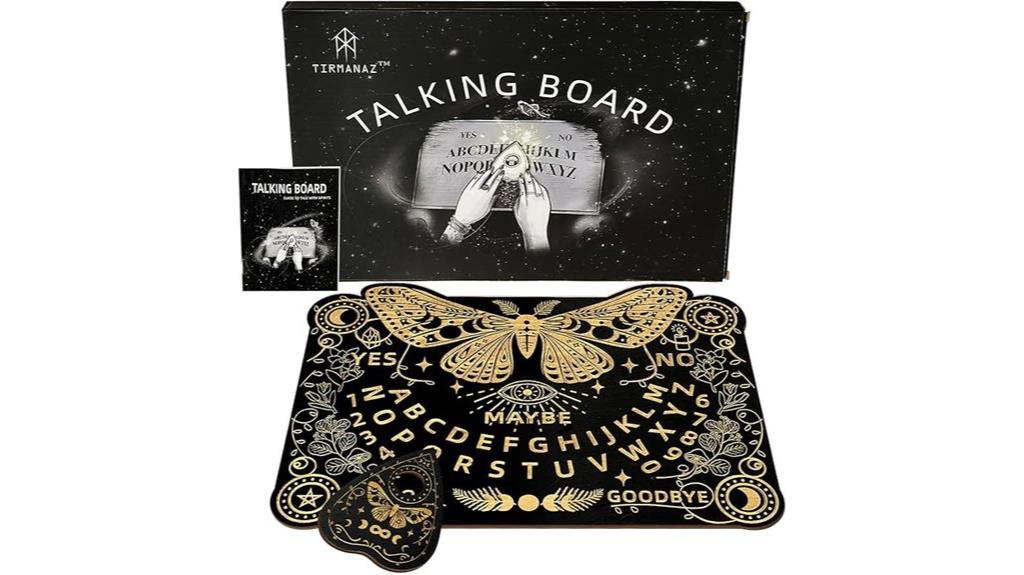 wooden butterfly spirit board