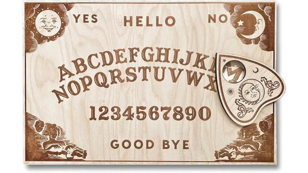 wooden spirit board planchette