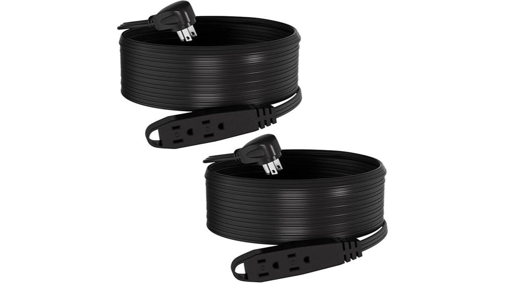 12 foot 3 outlet cords